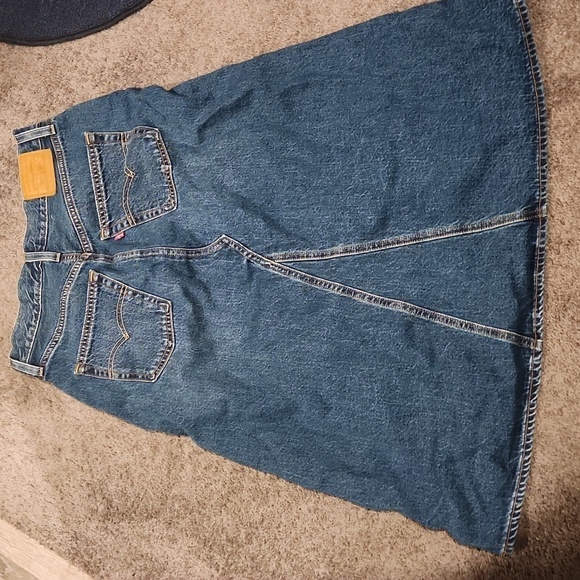 LEVIS Denim Midi Skirt - Picture 2 of 7